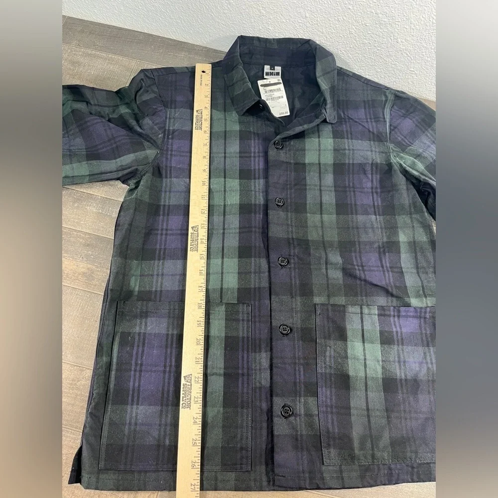 Whim Golf Tartan Caddie Jacket in Waxed Blackwatch